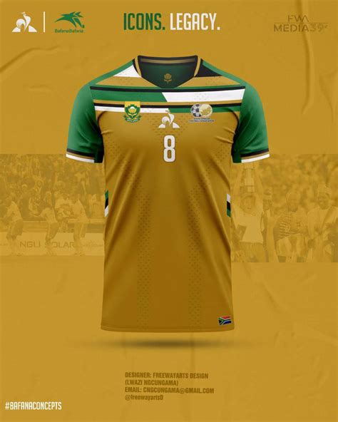 Jersey Bafana Bafana New Kit : South Africa National Soccer Team Wikipedia : Both matches will ...