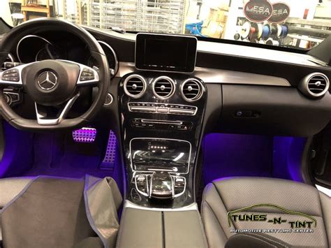 Mercedes C300 Interior Lighting-2 - Tunes-N-Tint