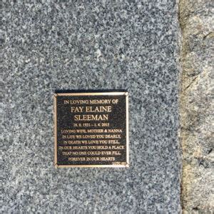 Bronze Plaques Created in Geelong, Victoria - The Headstone Company