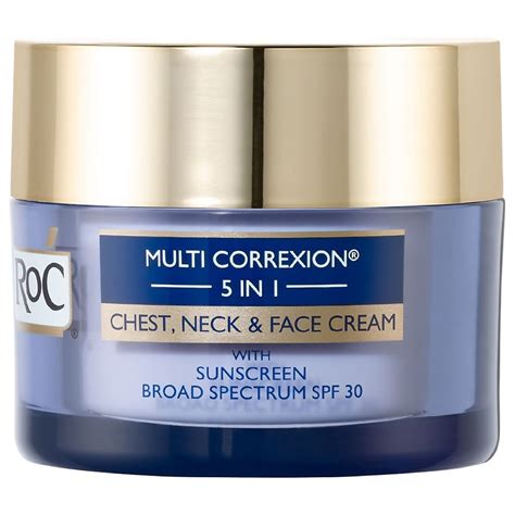 RoC Multi Correxion 5 in 1 Chest, Neck & Face Cream with SPF 30 | Walgreens