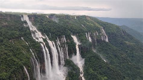 seven Sister Falls Cherrapunji Meghalaya - YouTube