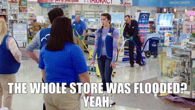 YARN | - The whole store was flooded? - Yeah. | Superstore (2015) - S06E12 Customer Satisfaction ...