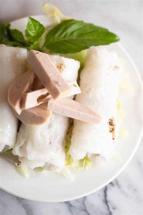 EASY RECIPE for Banh Cuon - Vietnamese Steamed Rice Rolls