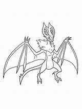 Noivern Pokemon coloring Pages sketch template