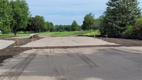 Tee mix ready for seed - Springbrook & Naperbrook Golf Courses