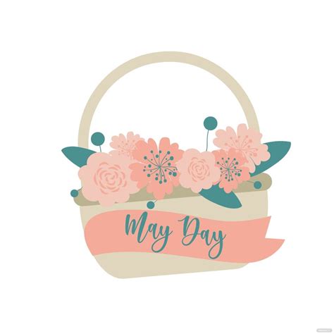 May Day Basket Clipart in Illustrator, SVG, JPG, EPS, PNG - Download | Template.net