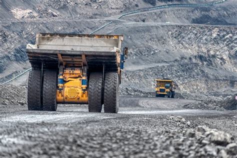 Large Quarry Dump Truck. Transport Industry. Stock Photo - Image of mineral, engineering: 157104892