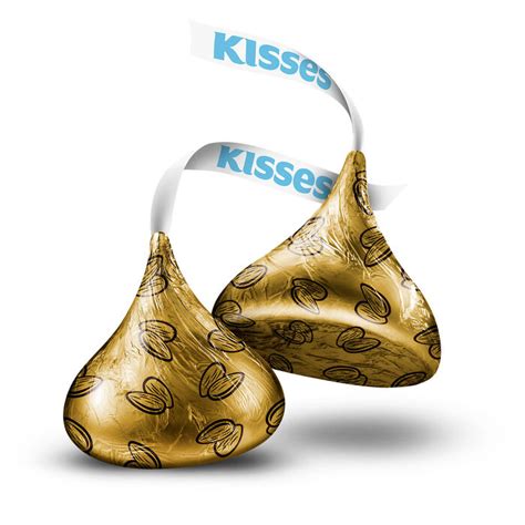 HERSHEY'S KISSES Milk Chocolates with Almonds in Gold Foils - 66.7oz Candy Bag