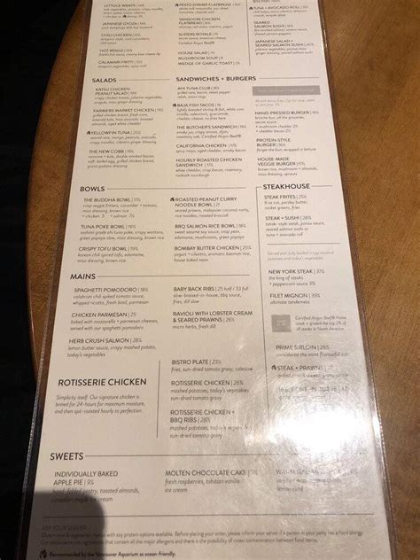 Menu of Joey Tomato's Mediterranean Grill in Coquitlam, BC BC V3K