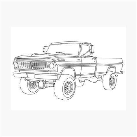 drawings of lifted trucks - mostdifficultpaintingintheworld