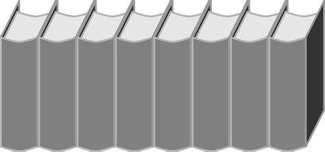 Row Of Books Clipart (2400x1126), Png Download