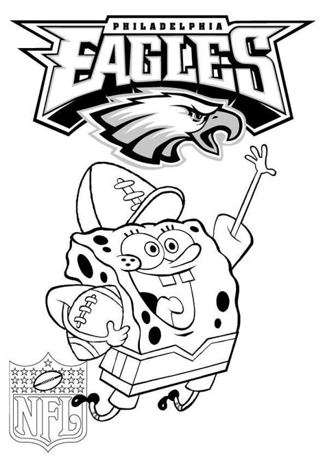 Philadelphia Eagles Coloring Pages Printable PDF - Coloringfolder.com ...