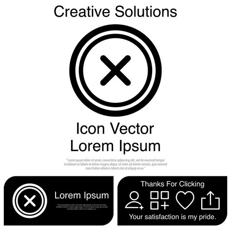 X Button icon Vector EPS 10 6753199 Vector Art at Vecteezy