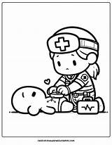 13 Paramedic Coloring Pages  For Kids sketch template