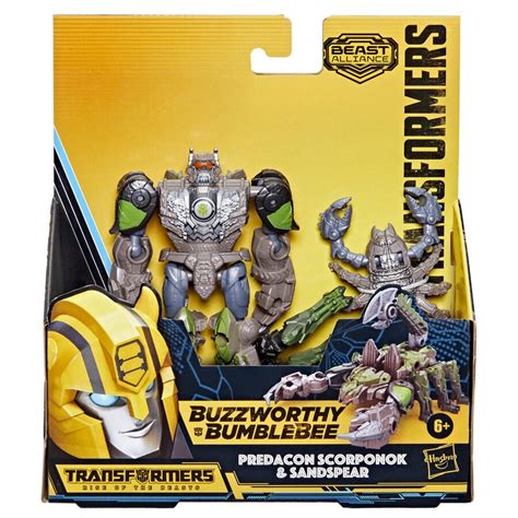 "Buzzworthy Bumblebee" Rise of the Beasts Scorponok with Sandspear Toy ...