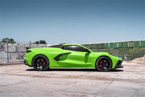 Chevrolet Corvette C8 Stingray Green Blaque Diamond BD-F25 Wheel | Wheel Front