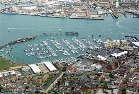 Gosport Marina in Gosport, Hampshire, England, United Kingdom