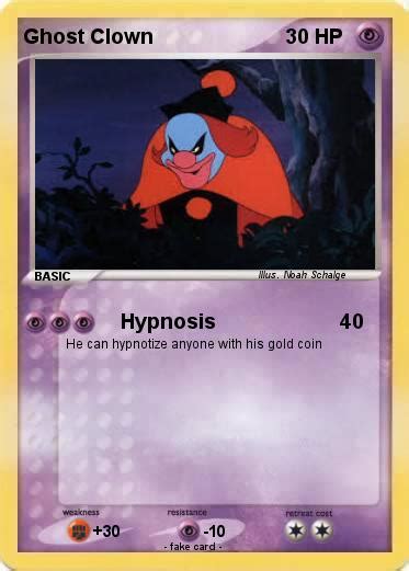 Pokémon Ghost Clown 4 4 - Hypnosis - My Pokemon Card