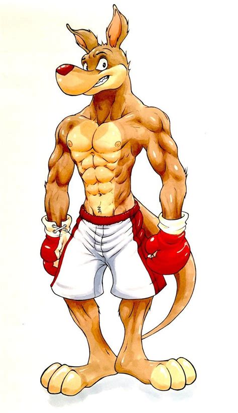 Kangaroooo! by Kassanovas.deviantart.com on @DeviantArt #anthro #boxing #fighting #kangaroo # ...