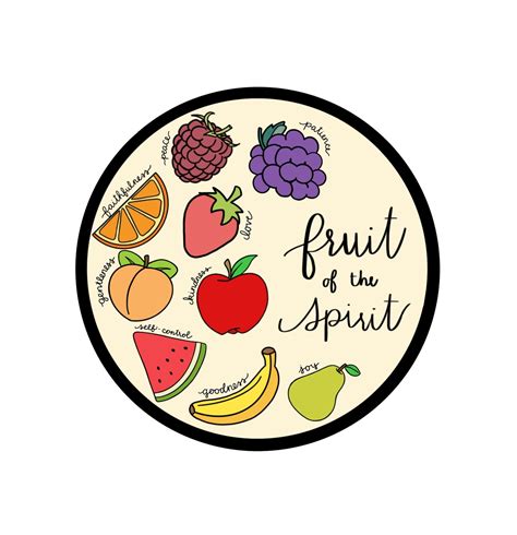 Fruit of the Spirit Sticker | Etsy