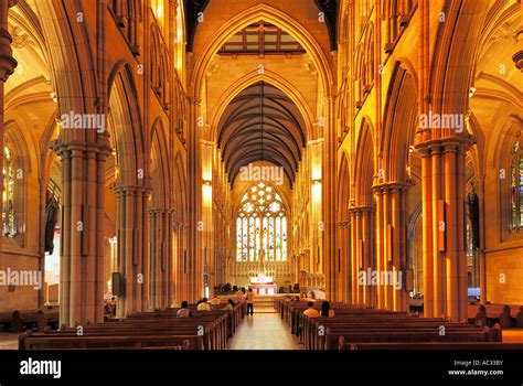 interior of St. Marys Cathedral, Australia, New South Wales, Sydney ...