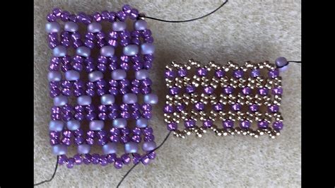 Basic Beaded Netting Technique (Part 1) - YouTube