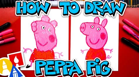 How To Draw Peppa Pig Art Projects For Kids – Themeloader