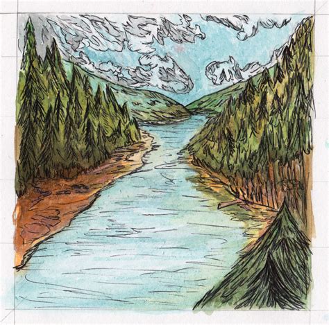 How To Draw A River at How To Draw