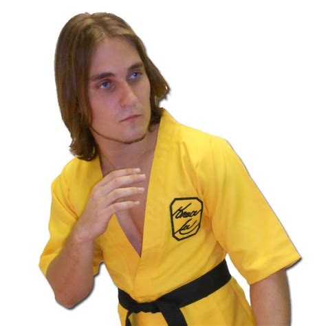 Bruce Lee Yellow Karate Gi Costume - Yellow Karate Uniforms - Official Bruce Lee Costume