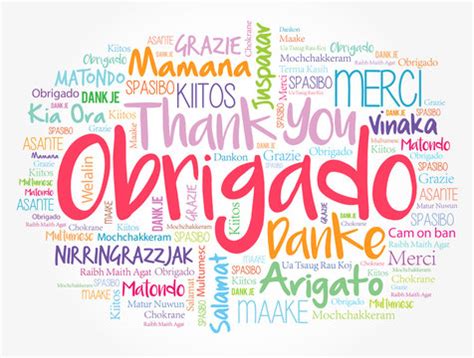 √ Obrigado : Obrigado Thank You In Portuguese Inscription Vector Image ...