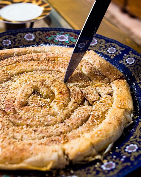 Moroccan almond pastry (mhancha) | Moroccan desserts, Morrocan food ...