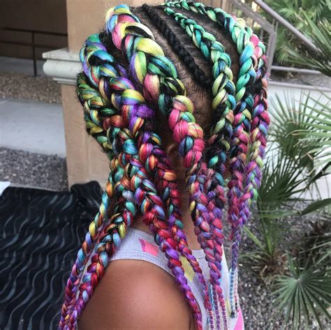 Rainbow braids : r/RainbowEverything