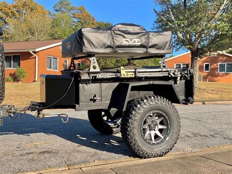 DIY Roof Top Tent on M416 Trailer Rack