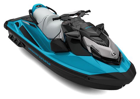 New 2021 Sea-Doo GTI SE 130 iBR + Sound System Beach Blue Metallic / Lava Grey | Watercraft in ...