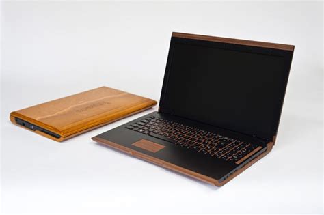 This eco-friendly wooden laptop is designed to curb e-waste