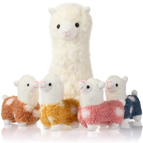 Buy CivanerLlama Plush Set - 11" & 4.7" Stuffed Animals, Cute Alpaca Soft Pillow Dolls, Ideal ...