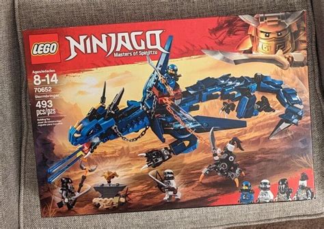 LEGO Ninjago Blue Dragon Stormbringer 70652 - New Sealed 673419282208 ...