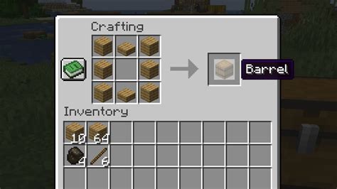 How to Make a Barrel in Minecraft | DiamondLobby