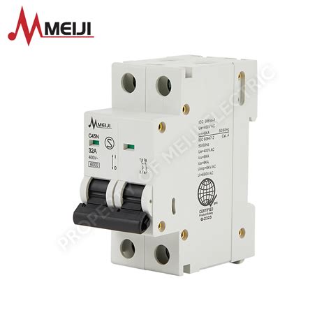 Meiji Miniature Circuit Breaker 2 Pole [1 Ampere to 32 Ampere] C45N-2P - Meiji Electric PH