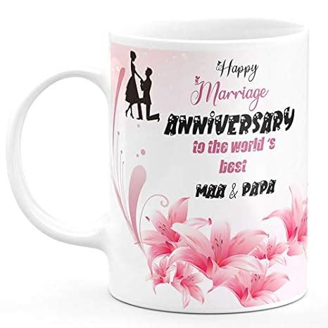 Buy TrendoPrint Happy Anniversary Maa Papa Ideal and Anniversary Gift ...