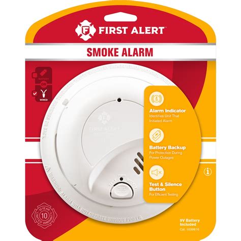 First Alert AC Hardwired 120-Volt Smoke Detector at Lowes.com