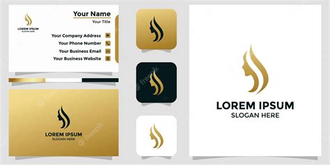 Premium Vector | Beauty care logo and branding card