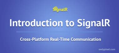 Introduction to SignalR – Real-Time Communication Library | OwlyPixel Blog