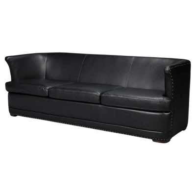 Modern Italian-inspired Leather Sofa For Sale at 1stDibs | italian ...