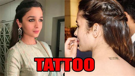 Learn The Meaning Behind Alia Bhatt's Tattoo | IWMBuzz