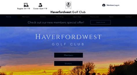 haverfordwestgolfclub.co.uk - Home | Haverfordwest Golf Club - Haverfordwest Golf Club