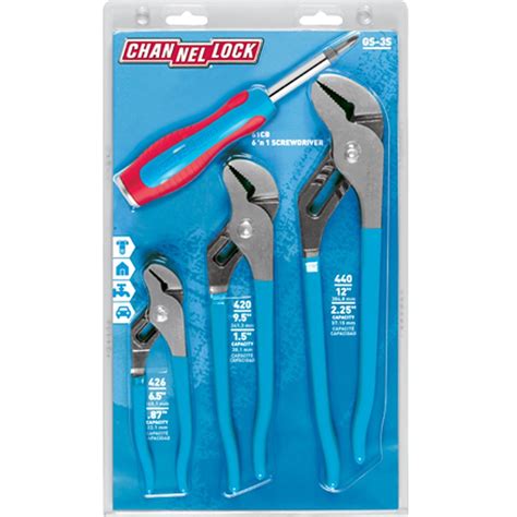 Pliers Set - 3-Pc Tongue and Groove - 426, 420 and 440