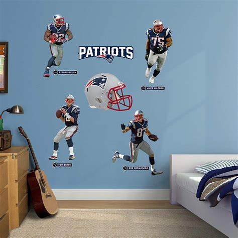 New England Patriots Power Pack Wall Decal Set | Shop Fathead® for New ...