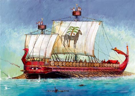 Carthaginian galley | История древнего рима, Картинки с кораблями, Древний рим