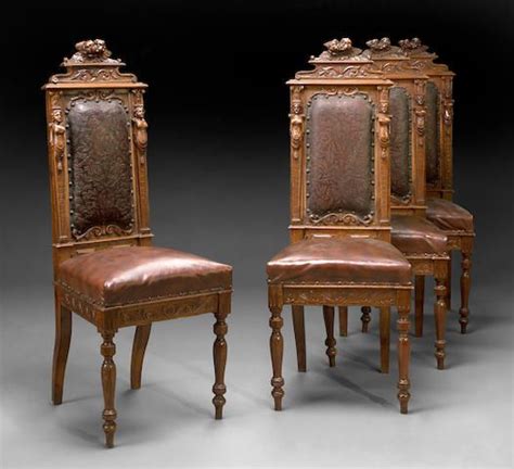 A set of eight Renaissance style carved walnut side chairs | Renaissance furniture, Chair, Side ...